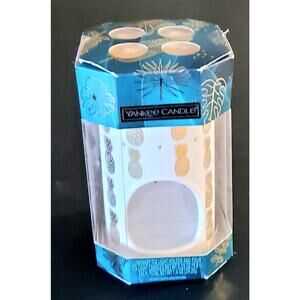 Yankee Candle Pineapple Luminary Tealight Holder & 4 Tealights NIB